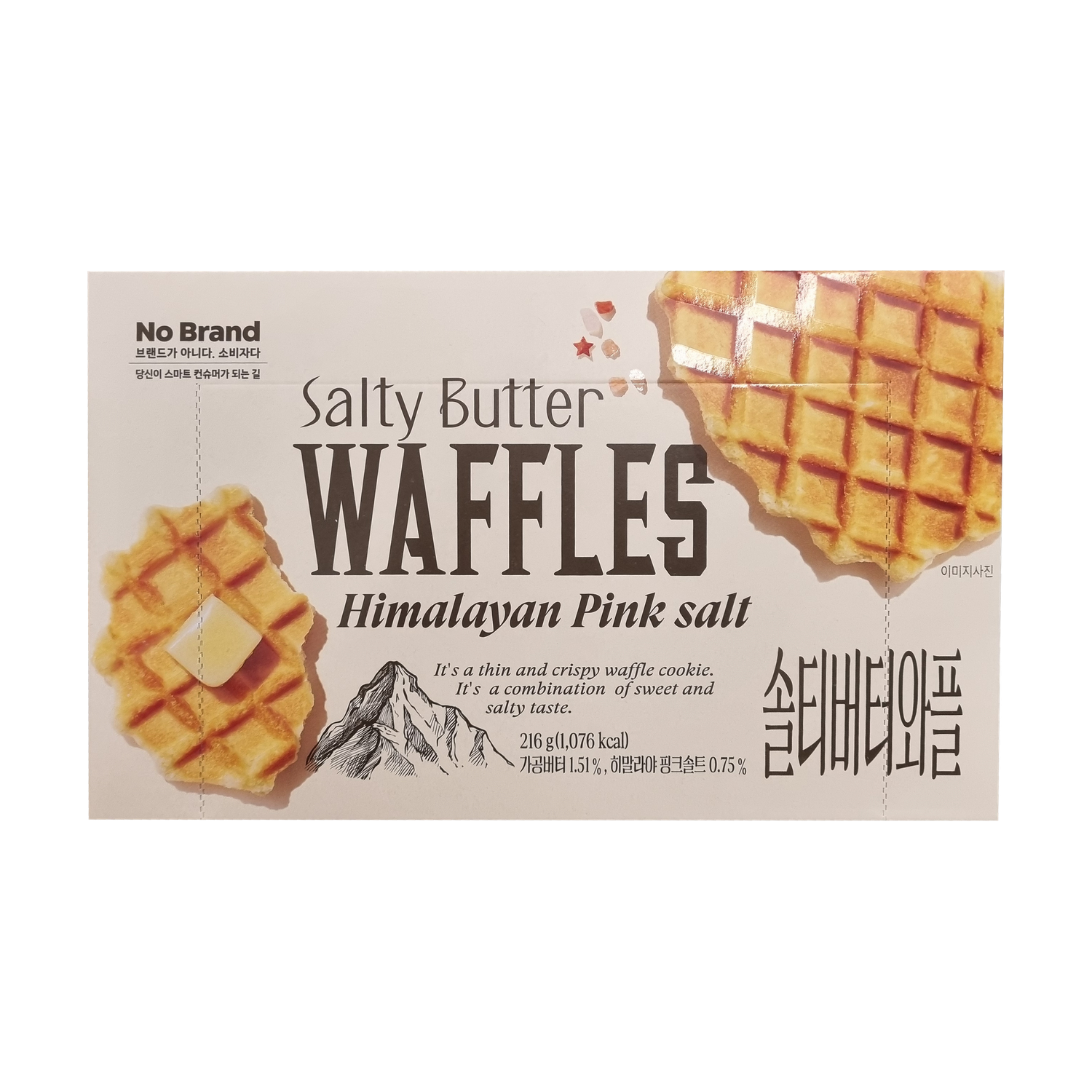 NOBRAND Salty Butter Waffle 솔티 버터 와플 216g